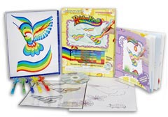 RainbowBrush offers one stroke painting, hands-on learning kids arts and crafts educational toy hobby and rainy day crafts